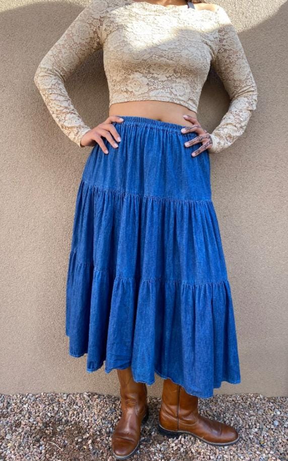 Vintage Skirt ⭐︎Desert ⭐︎Cowboy ⭐︎Cactus Red Pistolero Cowgirl A Line Vintage Western Style Skirt - Etsy