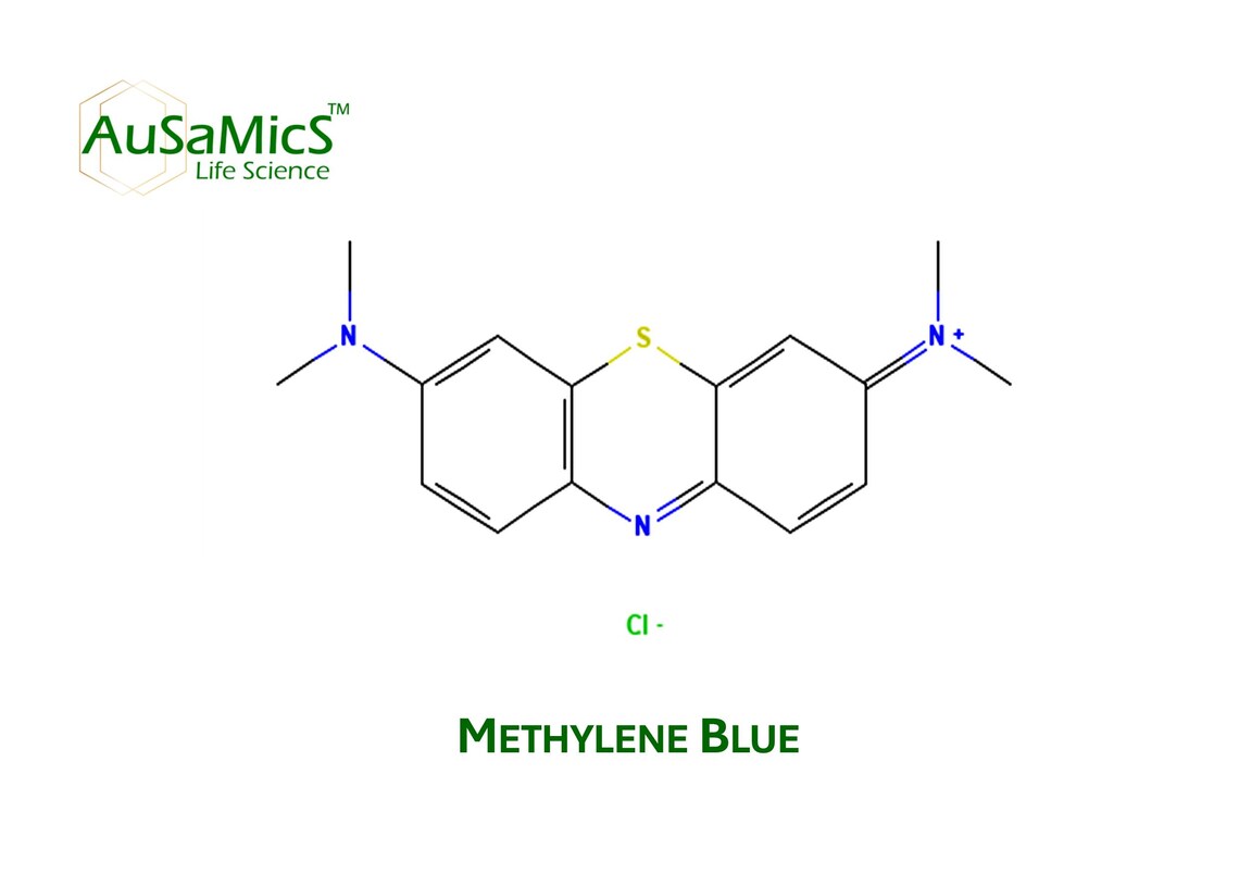 Methylene Blue Anyhdrous, Powder, Basic Blue 9, CAS 61-73-4, Purity ...