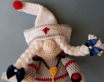 Christmas Ornament NAOMI the Gnome Nurse  PDF pattern