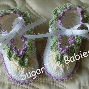 Newborn Baby Booties Crochet Pattern - PDF Pattern