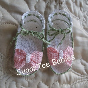 Newborn Thread Crochet Bootie Pattern    PDF Pattern