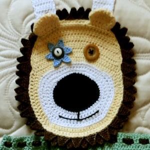 Baby Boy Overalls Crochet Pattern PDF 9 to 12mo Overall Shorts  DANDELION Lion Cub
