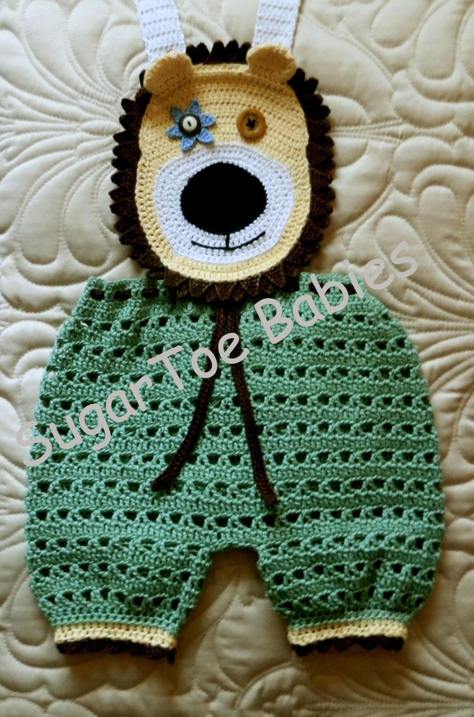 Baby Boy Overalls Crochet Pattern PDF 9 to 12mo Overall Shorts Etsy