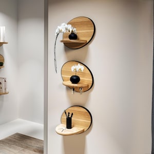 Wooden Key Holders - Entryway Shelf, Perfect As a Housewarming Gift With Both Style and Function. Schlüsselbrett, Schlüsselhalter, Wandregal