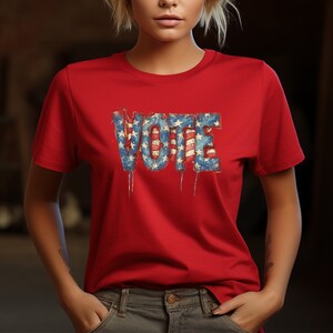 Abstimmungs-Shirt, Abstimmungs-Shirts, Polit-Shirt, Abstimmungs-Shirt, Wählerregistrierung, Flaggen-Abstimmungs-Shirt, Wähler-T-Shirt, Wahl 2024-T-Shirt,