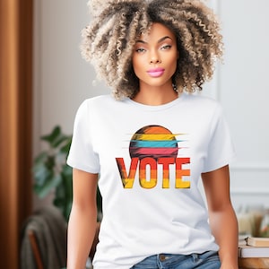 Abstimmung Wahl Shirt, Abstimmung Shirts, Polit Shirt, Abstimmung Shirt, Wählerregistrierung, bunte Abstimmung Shirt, Wähler Tshirt, Wahl 2024 Tshirt,