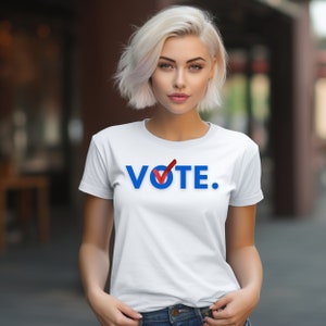 Camiseta de elección de voto, camisetas de votación, camiseta de política, camiseta de votación, registro de votantes, camiseta de votación, camiseta de votante, camiseta de elección 2024,