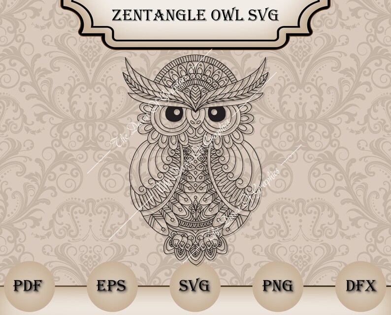 Download Mandala Owl Svg For Silhouette - Layered SVG Cut File ...