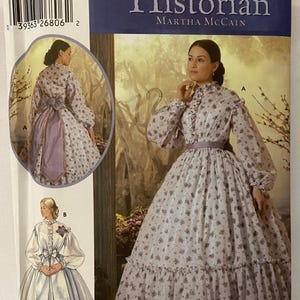 Ungeschnitten FF Einfachheit Mode-Geschichte 5442 Martha McCain Bürgerkrieg Kleid Südliche Belle Hochzeit Größe 14-20 Plus Größe