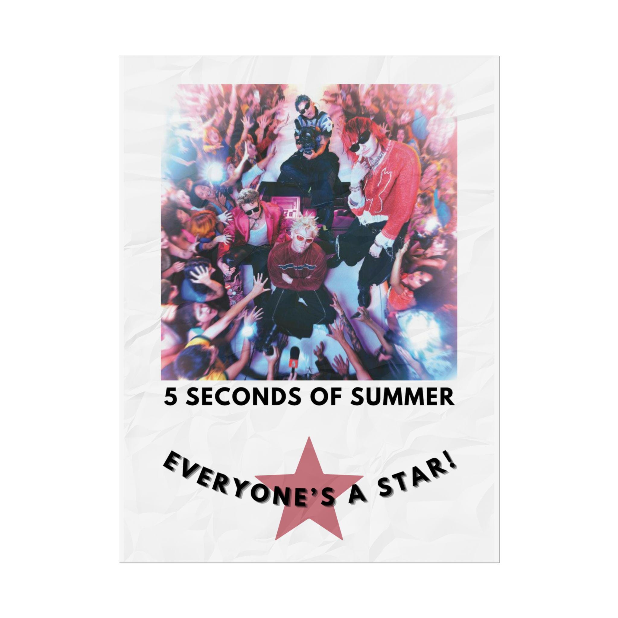 5 seconds of summer のサイン入りポスター 5 Seconds of Summer Poster - Etsy