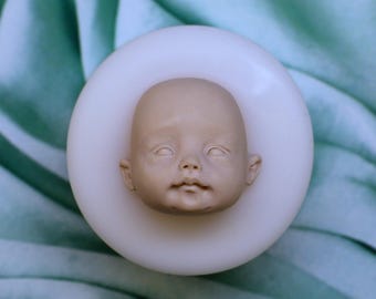 Baby Face Mold made of high-quality silicone No.053