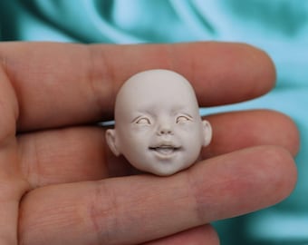Happy Baby Face Mold made of high-quality silicone No.065