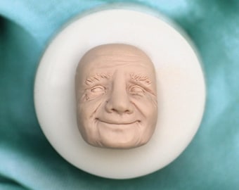 Old Face Wysokiej Jakości Forma Silikonowa Nr 018