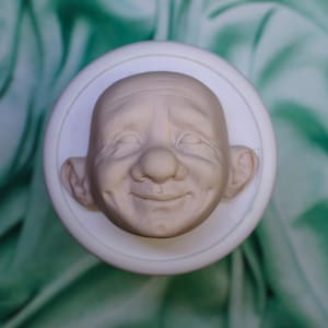 House Elf Face Silicone Mold, Handmade Creature Mold for Clay, Fairy Goblin Mould, Polymer Clay Doll Face, Fantasy Craft Supplies No. 357