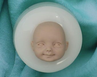 Baby Face Mold made of High-Quality Silicone No.005