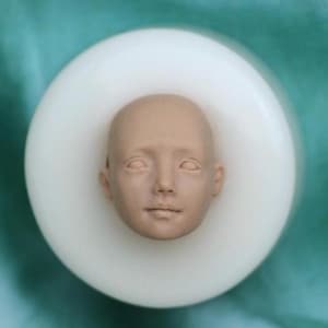 Moule pour visage de femme n° 16 en silicone de haute qualité