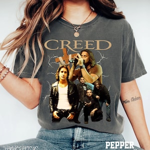 Creed 2024 Tour Shirt, Retro Creed Band Bootleg T-Shirt, Creed Band Fan Shirt, Creed Concert Merch, Band Creed Graphic Shirt, Creed Shirt