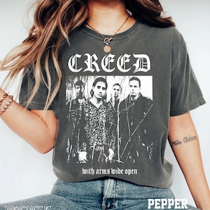 Creed Metal Shirt, Retro Creed Band Tshirt, Creed Band Fan Shirt, Creed 2024 Tour Shirt, Rock Band Creed Graphic Shirt, Creed Concert Shirt
