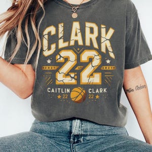 Caitlin Clark 22 Indiana Basketball Women Shirt, Caitlin Clark Shirt,  Vintage Fever Fan Tee, Clark 22 Basketball, From The Logo 22 Shirt