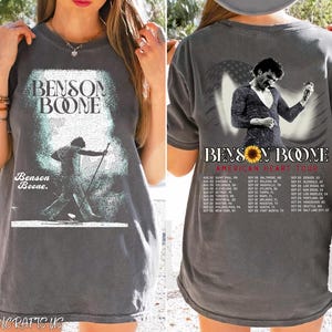 Vintage Benson Boone Tour Shirt, American Heart Tour, Benson Boone Merch Shirt, Benson Boone Shirt, Benson Boone Concert Shirt,BB Tour Merch