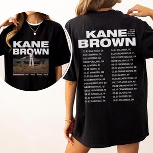 2025 Kane Brown The High Road Tour Png, Kane Brown 2025 Concert, Kane Brown Fan Gifts, Kane Brown Merch, Kane Brown Country Music Shirt