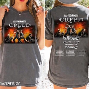 Creed Band 2025 Tour, Summer of ’99 Tour Shirt, Creed Band Fan Shirt, Creed 2025 Concert Merch, Rock Band Creed Graphic Shirt, Creed Shirt