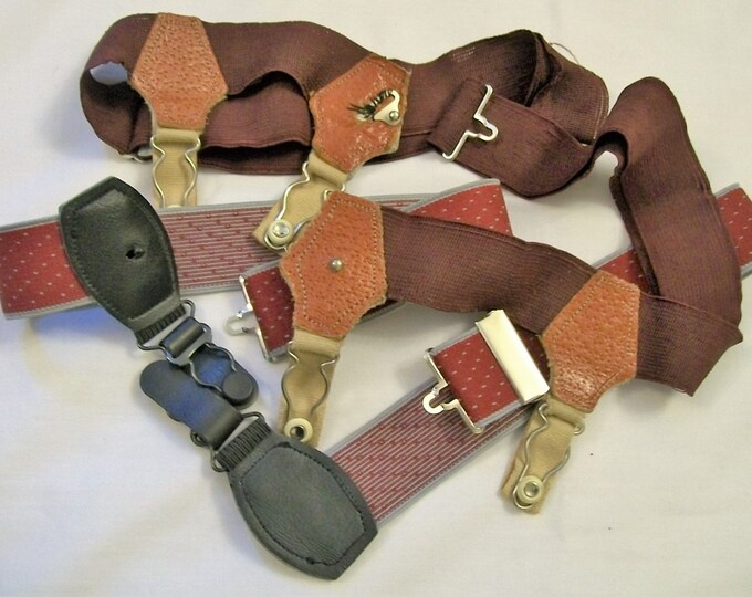 Vintage Sock Garters Mens Sock Garters 2 Sets of Sock Etsy