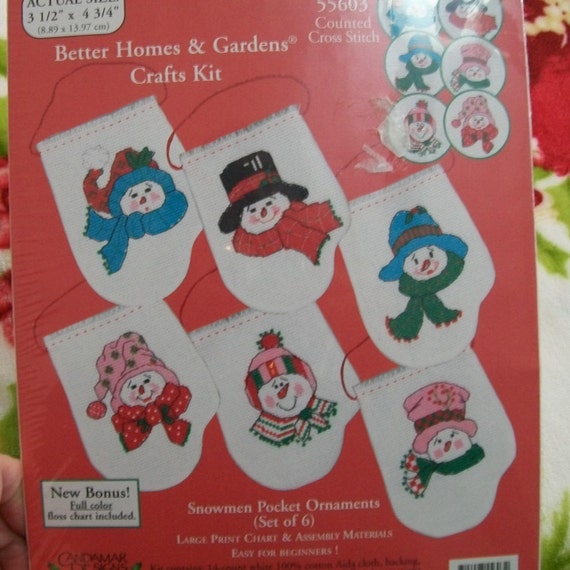 Download Christmas Crafts Christmas Craft Kit Snowmen Ornaments Etsy PSD Mockup Templates