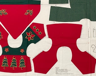 Santa Doll Panel, Cut Sew And Stuff, make a Santa Doll, Roly Mountain Wiidd Santa by Cranston Print Works Company