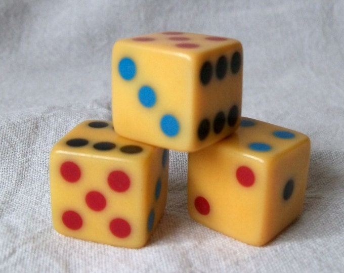 Vintage Dice Bakelite Dice Set of Dice Etsy
