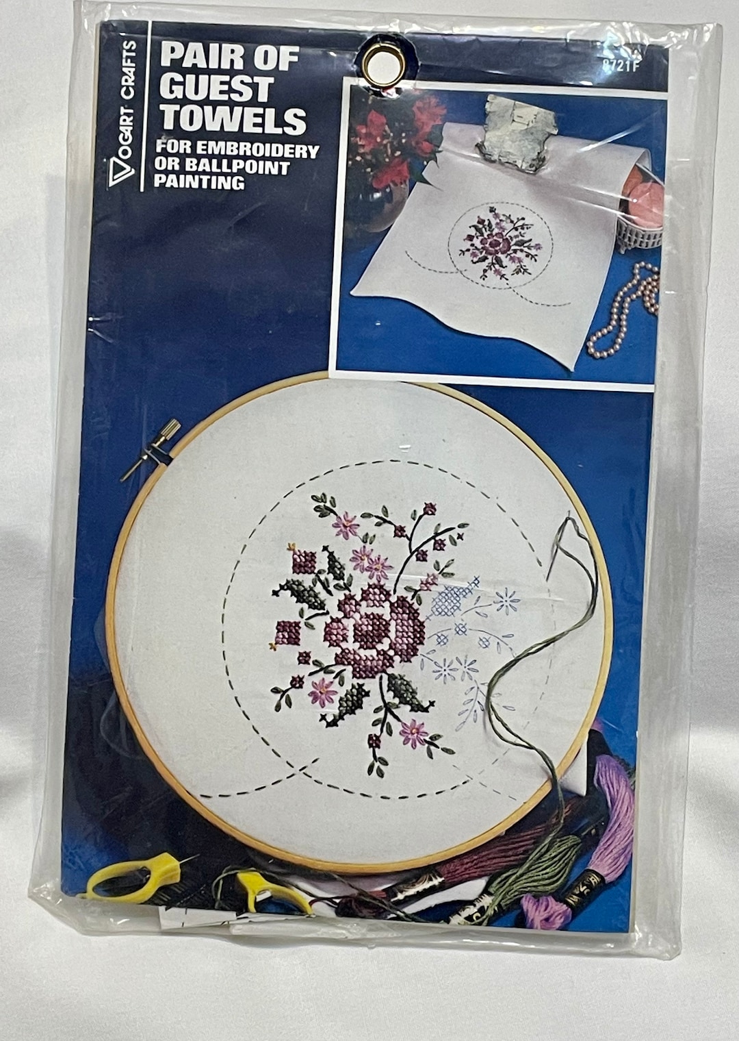 BUCILLA Kit Stamped for Embroidery Pair of Towels to - Etsy