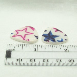Jewelry Component Charms Patriotic Stars Polymer Clay image 4