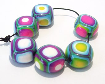 Summer Clearance - Handmade Polymer Clay Beads