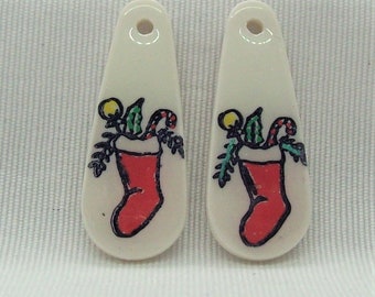 Christmas Stocking Polymer Clay Components