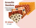 Dog Bandana Sewing Pattern, Elastic Pet Bandana, Dog Gift DIY, Reversible Pet Accessory