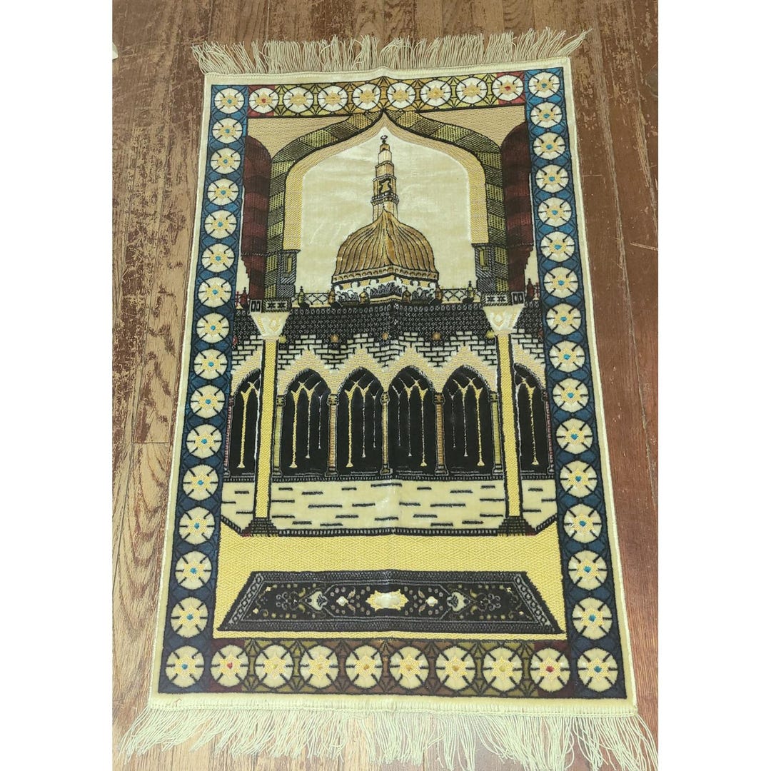 Islamic Rug Wall Vintage Islamic Prayer Rug, Turkish Wall Hanging W/mosque Design - Etsy