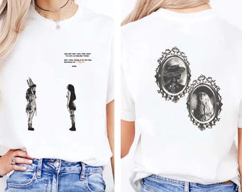 Lady Gaga Dueling Twins MAYHEM Art Graphic Tee Tshirt | The Mayhem Ball World Tour | Concert Merch, Unisex Gift for Fans T-shirt