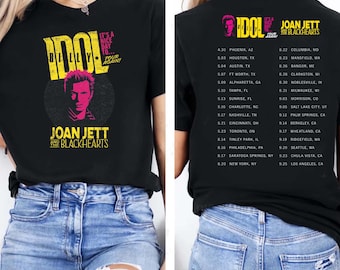 Billy Idol 2025 Concert, Billy Idol It&#39;s Nice Day To Tour Again 2025 Shirt, Billy Idol Fan Shirt, Billy Idol Merch, Billy Idol Graphic Tee