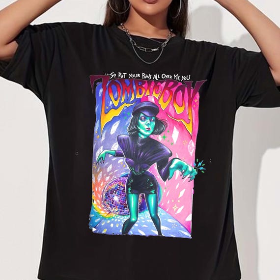 Lady Gaga Zombieboy by Jorge Serrano Art Graphic Tee | the Mayhem