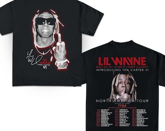 Lil Wayne Middle Finger shirt Lil WAYNE Tour 2025 North America Tour Lil Wayne shirt T-Shirt Lil Wayne Merch Unisex tee