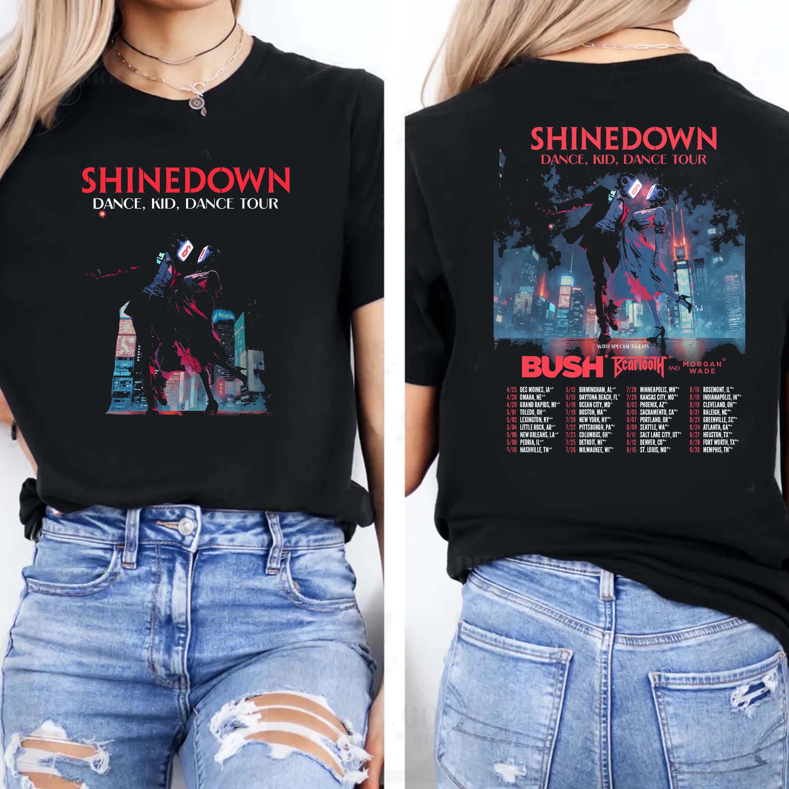 Shinedown Dance Kid Dance Tour Shirt, Shinedown Band Logo Shirt