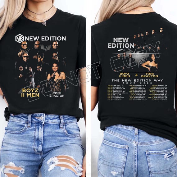 The New Edition Way Tour 2026 T-shirt - Etsy