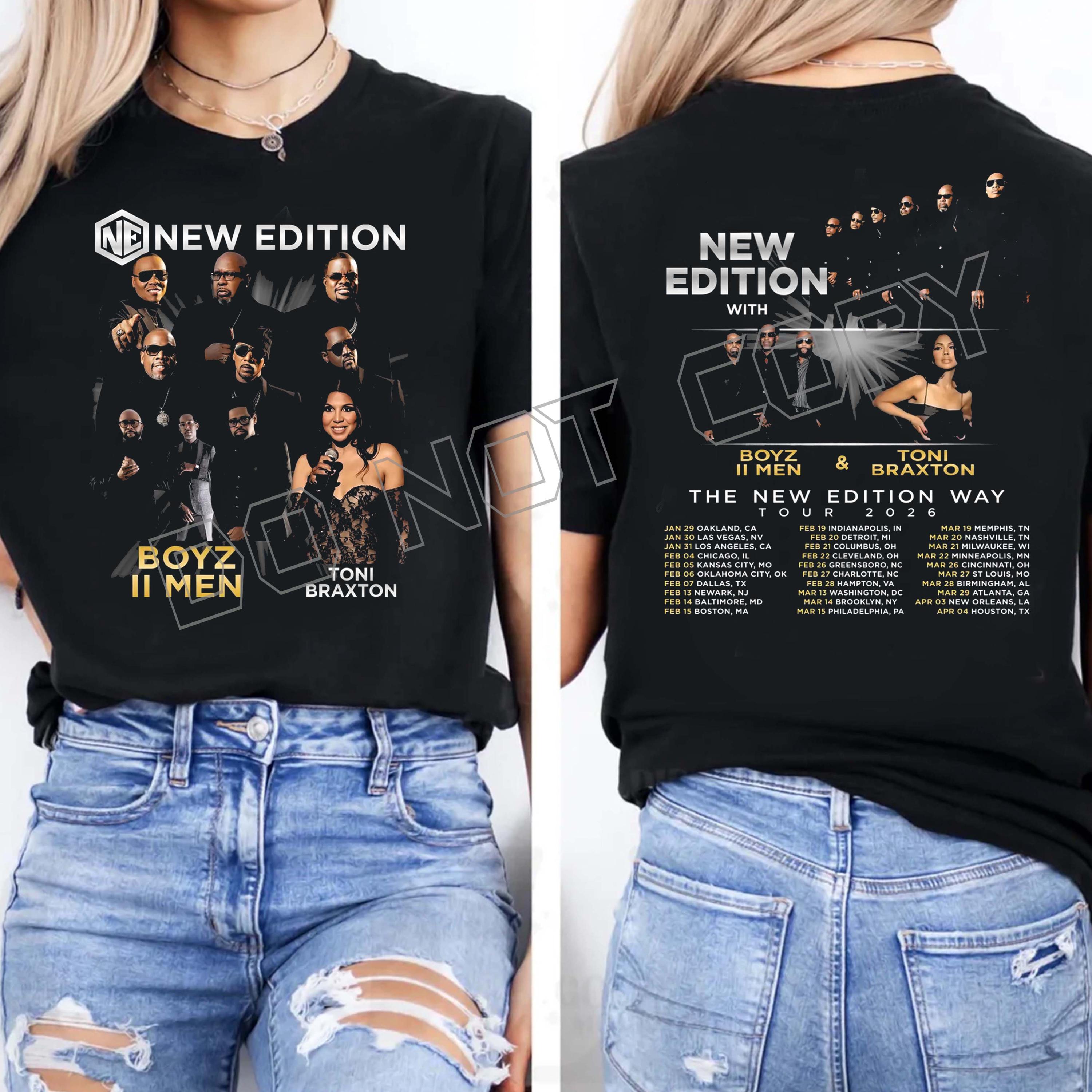 The New Edition Way Tour 2026 T-shirt - Etsy