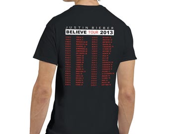 Justin Bieber,believe Tour Justin Bieber Retro Shirt, Justin