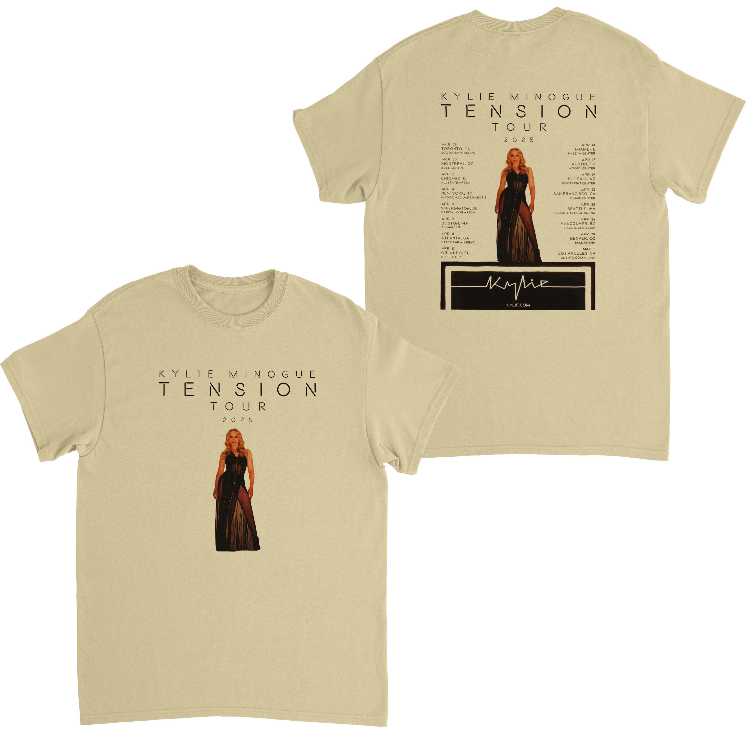 カイリーミノーグTension Tour Tシャツ　XLサイズ Tension Tour | Tee - with dateback