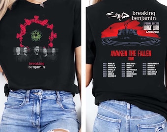 Graphic Breaking Benjamin Awaken The Fallen 2025 Tour Shirt, Breaking Benjamin Shirt, Breaking Benjamin Fan Shirt, Breaking Benjamin Merch