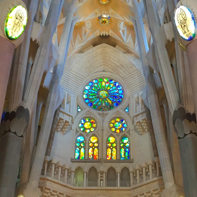 La Sagrada Familia/ Barcelona /Spain/ Antoni Gaudi /Basilica /Roman Cathedral/ Gothic Church/ Travel Photography/ Europe image 1