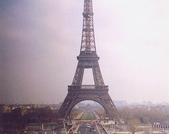 Eiffel Tower/Paris, France/ Color Photography/ Europe/ Wall Decor/ Affordable Art/ Travel Photography/ Architecture