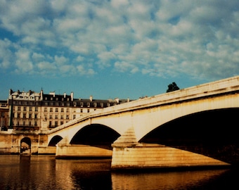 Under the Siene River - Paris, France 16 X 20 Photo mounted on canvas