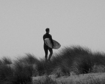 Surfer- Great Hwy, CA /8 x 10  Print - /Home Decor/ Wall Decor/ Affordable Fine Art